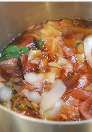 簡単に！野菜の皮でベジブロス-レシピのメイン写真