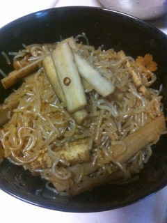ごぼうと白滝(蒟蒻)のピリ辛煮-レシピのメイン写真