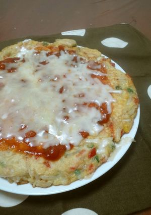 ピザ風★野菜お好み焼き-レシピのメイン写真