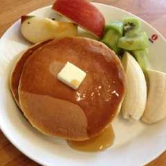 รูปของ 米粉と豆乳ふわふわパンケーキ