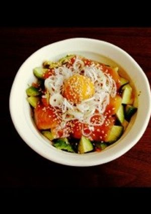 アボカド&サーモン漬け丼☆-レシピのメイン写真