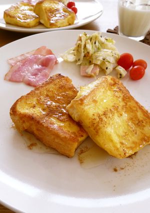 朝食に♪はちみつ☆フレンチトースト-レシピのメイン写真