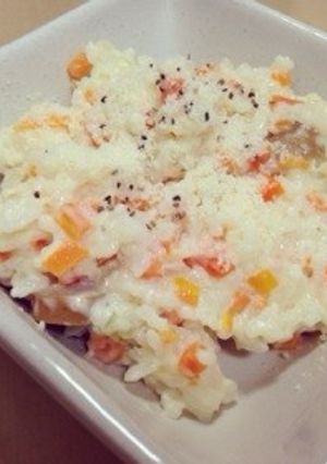 チーズと野菜のリゾット-レシピのメイン写真