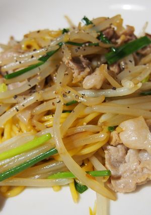 豚肉ともやしのオイスターソース焼きそば-レシピのメイン写真