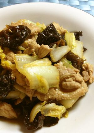 白菜と豚肉の中華風炒め物-レシピのメイン写真