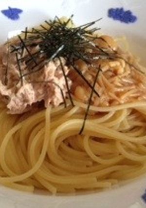 超簡単‼︎なめ茸とシーチキンのパスタ♪-レシピのメイン写真