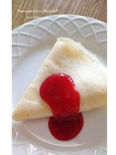 モチモチ♪豆乳クレープ生地(卵無し)-レシピのメイン写真
