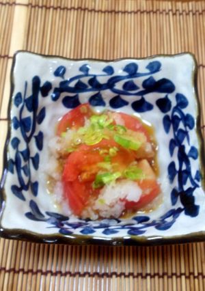 トマトのみぞれ和え-レシピのメイン写真