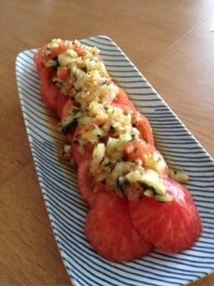 玉ねぎドレッシングのトマトサラダ-レシピのメイン写真