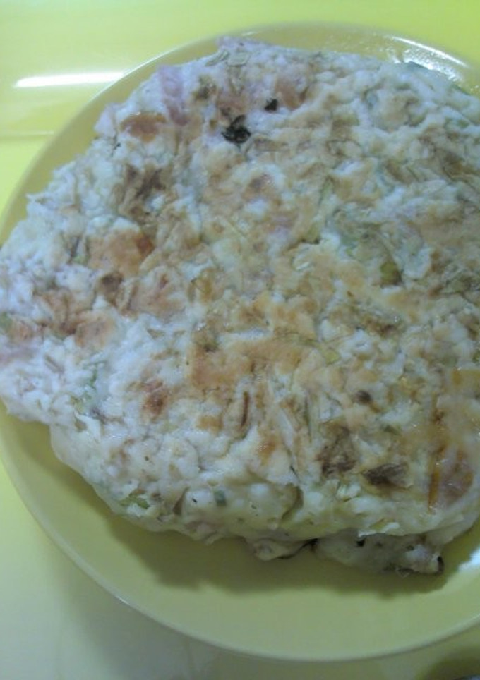 パんケーキ風。チーズとりんごのお好み焼き-レシピのメイン写真
