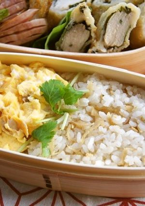 深川丼風～ふわふわあさり卵のせご飯-レシピのメイン写真