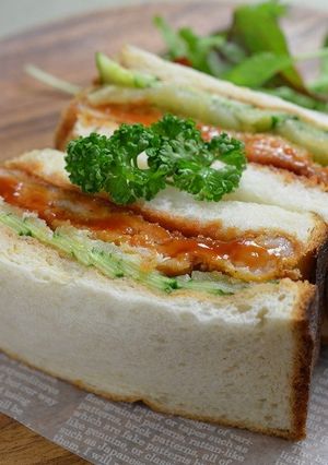 休日のブランチに！絶品やわらかカツサンド-レシピのメイン写真