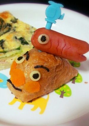 こどもの日☆いなり寿司deアンパンマン号-レシピのメイン写真