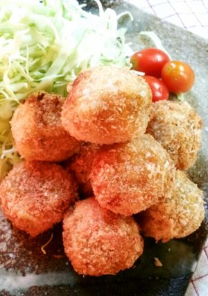 リメイク☆かぼちゃの煮物をコロッケに-レシピのメイン写真