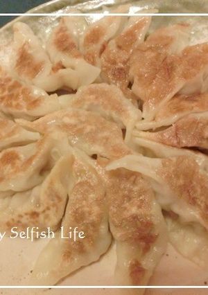 食感が楽しい♬大葉と蓮根の餃子-レシピのメイン写真