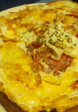 オープンホットサンド風-レシピのメイン写真