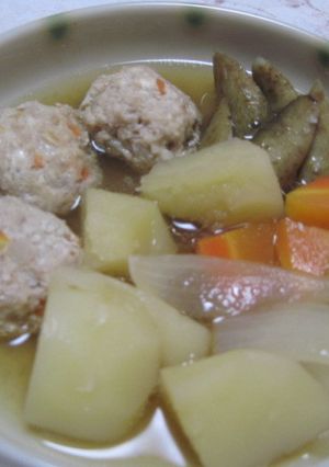 肉だんごと野菜の煮物-レシピのメイン写真