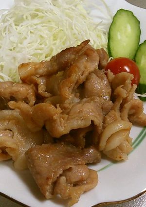 我が家の定番☆はちみつ味噌の生姜焼き-レシピのメイン写真
