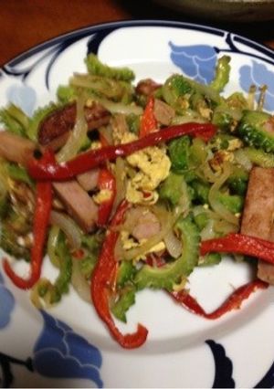 玉ねぎいり、優しい味のゴーヤチャンプルー-レシピのメイン写真