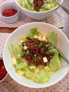 急に食べたいタコライス&生春巻き-レシピのメイン写真