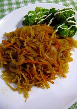 たっぷり野菜のソース焼2-レシピのメイン写真