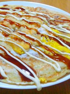 簡単美味しい+卵のお好み焼き*-レシピのメイン写真