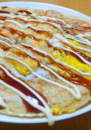 簡単美味しい+卵のお好み焼き＊-レシピのメイン写真