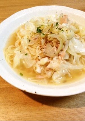 キャベツとツナのスープパスタ-レシピのメイン写真