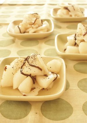 梨とレンコンの塩昆布オイル和え-レシピのメイン写真