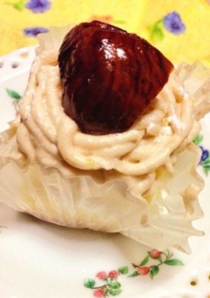 濃厚モンブラン-レシピのメイン写真