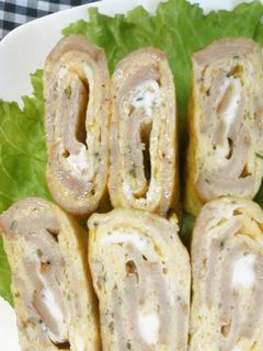 お弁当用たまご焼き~ウインナー&パセリ~-レシピのメイン写真