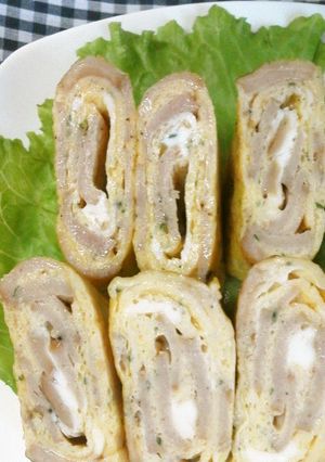 お弁当用たまご焼き～ウインナー＆パセリ～-レシピのメイン写真