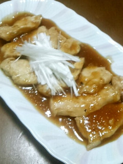 驚きの柔らかさ!鶏ムネ肉で生姜焼き風-レシピのメイン写真