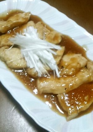 驚きの柔らかさ！鶏ムネ肉で生姜焼き風-レシピのメイン写真