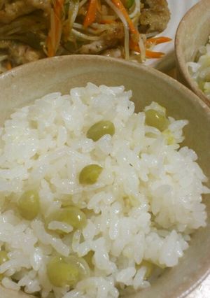 簡単♪グリンピースご飯-レシピのメイン写真