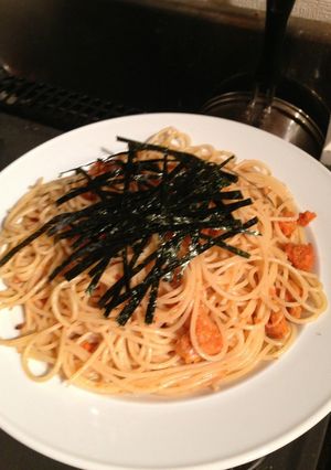 うにたっぷり醤油バターパスタ-レシピのメイン写真