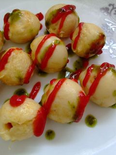 タコ焼き粉でまんまるカリッとチーズ焼き♪-レシピのメイン写真