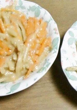 ごぼうと人参を、天かすでとろみを-レシピのメイン写真