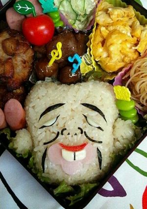 キャラ弁♪ゲゲゲの鬼太郎こなきじじい♡-レシピのメイン写真