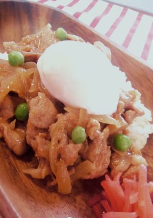 豚玉丼-レシピのメイン写真