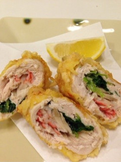 鶏ささみ巻き天ぷら〜レモン醤油で〜-レシピのメイン写真