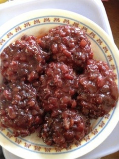 冷やご飯と冷凍お餅でおはぎ-レシピのメイン写真