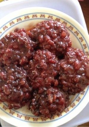 冷やご飯と冷凍お餅でおはぎ-レシピのメイン写真