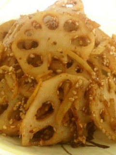 蓮根と生姜の七味炒め-レシピのメイン写真