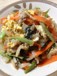 残り野菜でツナ卵炒め-レシピのメイン写真