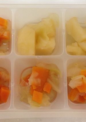 圧力鍋で簡単♪離乳食に！基本の野菜スープ-レシピのメイン写真