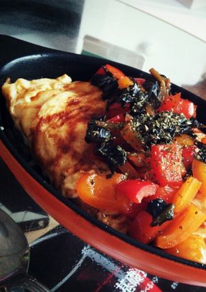 塩麹とバルサミコの野菜オムライス-レシピのメイン写真