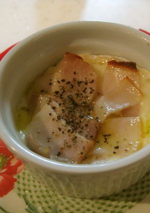 カルボナーラ風ココットカマン-レシピのメイン写真