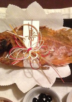 お食い初めに♡魚の塩焼き-レシピのメイン写真