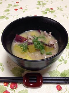 さつま芋のほっこり♡お味噌汁-レシピのメイン写真